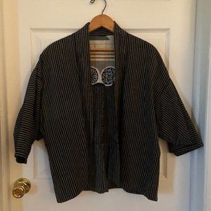Authentic Antique Japanese Cropped Kimono